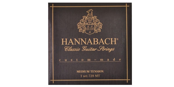 HANNABACH ( ハナバッハ )  / Custom Made ミディアムテンション[SET728MT BLACK]