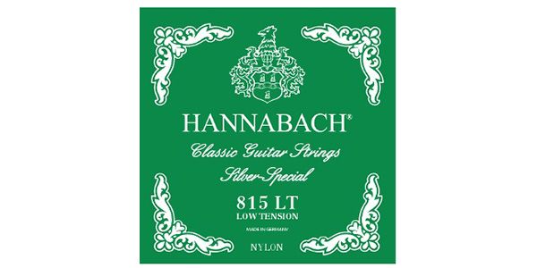 HANNABACH SET815LT GREEN クラシックギター弦セット ローテンション