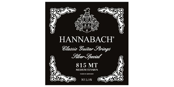 HANNABACH/SET815MT BLACK クラシックギター弦セット ミディアムテンション