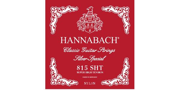 HANNABACH SET815SHT RED クラシックギター弦セット スーパーハイ