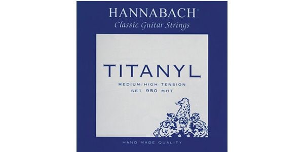 HANNABACH Titanyl [SET950MHT] クラシックギター弦セット ミディアムハイ