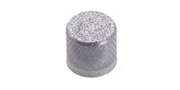  Haramis Flat Top Barrel, Silver Glitter - Single