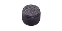  Haramis Small Knurled, Black Sparkle - Single