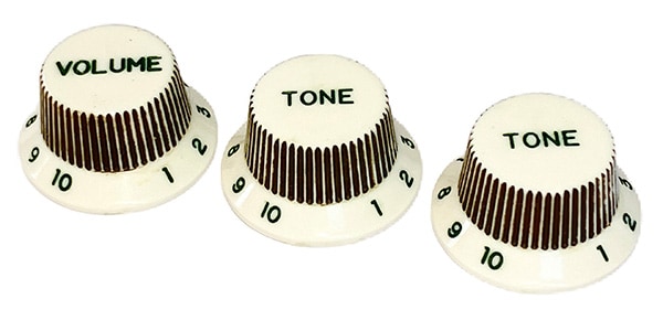 林商会 / 60&#39;s SC Heavy Relic Control knob Aged white Set