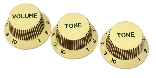 林商会 / 60&#39;s SC Heavy Relic Control knob Ivory Set