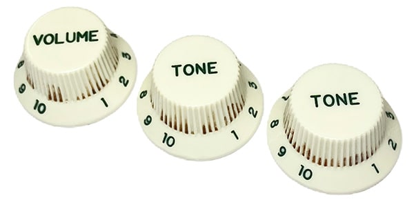 林商会 / 60&#39;s SC Relic Control knob Aged white Set
