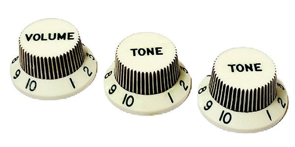 林商会 / 70&#39;s SC Heavy Relic Control knob Aged white Set