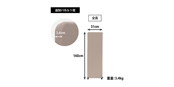 林製作所 ( ハヤシセイサクショ )  / オーディオルームパネル 追加パネル グレージュ画像5