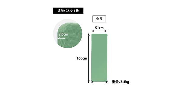 林製作所 ( ハヤシセイサクショ )  / オーディオルームパネル 追加パネル グリーン画像5