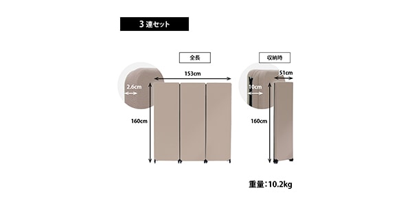 林製作所 ( ハヤシセイサクショ )  / オーディオルームパネル 3連セット グレージュ画像6