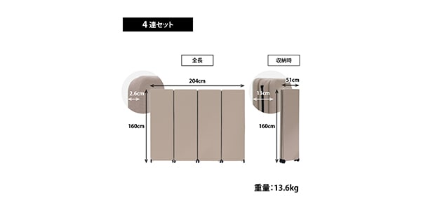林製作所 ( ハヤシセイサクショ )  / オーディオルームパネル 4連セット グレージュ画像6