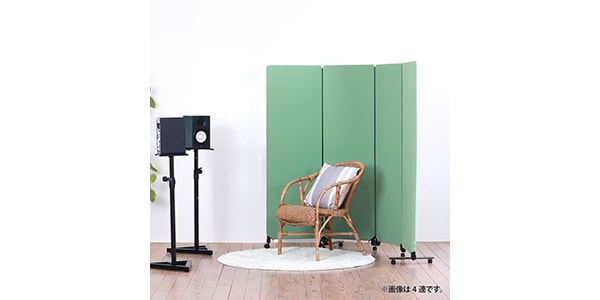 林製作所 ( ハヤシセイサクショ )  / オーディオルームパネル用キャスター付き安定脚 3枚連結用画像6