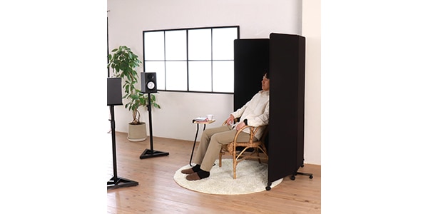 林製作所 ( ハヤシセイサクショ )  / オーディオルームパネル用キャスター付き安定脚 4枚連結用画像8
