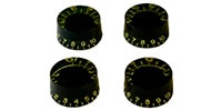 林商会 / Speed knob CAB Relic Black Inch 4個セット
