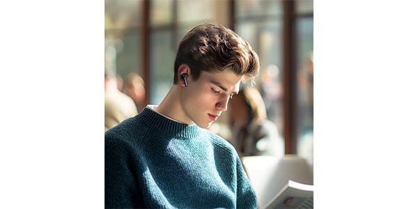 Haylou / Mori Pro HL-MPBK Completely Wireless Earphones Black画像4