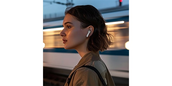 Haylou / Mori Pro HL-MPWH Completely Wireless Earphones White画像4