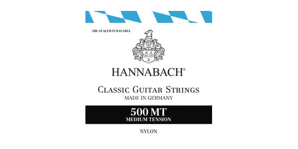 HANNABACH/500MT クラシックギター弦セット ミディアムテンション