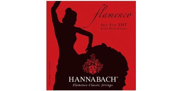 HANNABACH/Flamenco [827SHT RED]  フラメンコギター弦 スーパーハイ