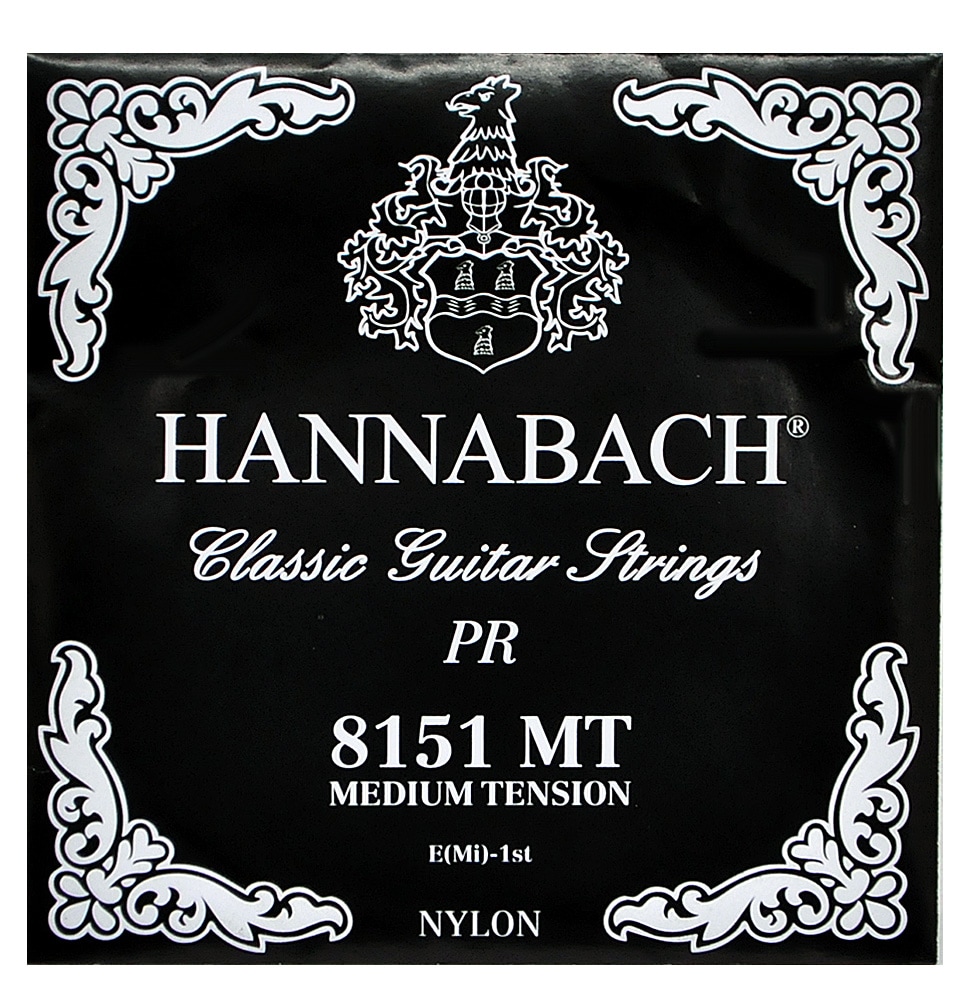 HANNABACH/8151MT -Silver Special Black 1弦(E)-