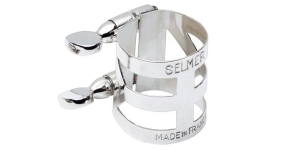 Henri SELMER Paris / Soprano Saxophone Ligature for Metal - Silver-Plated