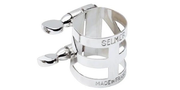 Henri SELMER Paris / Tenor Saxophone Ligature for Metal MP -  Silver-Plated