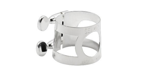 Henri SELMER Paris ( セルマー・パリ )  / アルトクラリネットリガチャー 銀メッキ