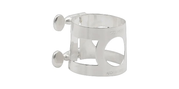 Henri SELMER Paris ( セルマー・パリ )  / バスクラリネットリガチャー 銀メッキ