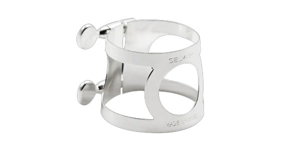 Henri SELMER Paris ( セルマー・パリ )  / コントラアルト／コントラバスクラリネットリガチャー 銀メッキ