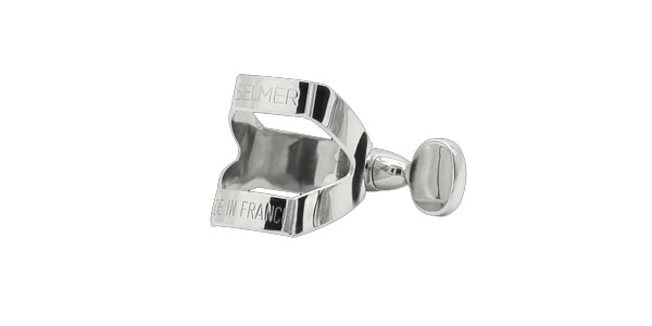 Henri SELMER Paris / ソプラニーノサックスリガチャー 銀メッキ／エボナイト用