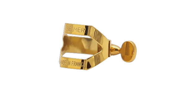 Henri SELMER Paris / ソプラノサックスリガチャー 金メッキ