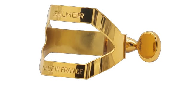 Henri SELMER Paris / アルトサックスリガチャー 金メッキ