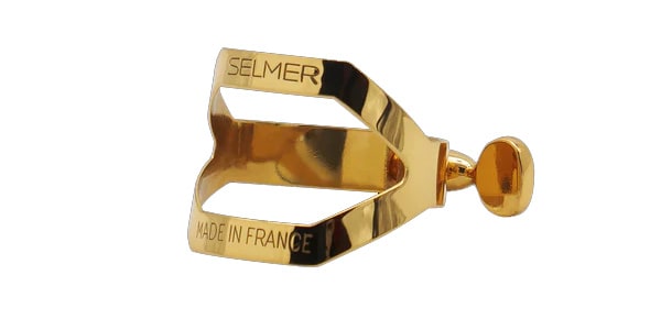 Henri SELMER Paris / テナーサックスリガチャー 金メッキ