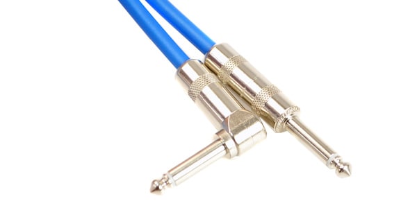 Color Guitar Cable S-L 3M L ブルー