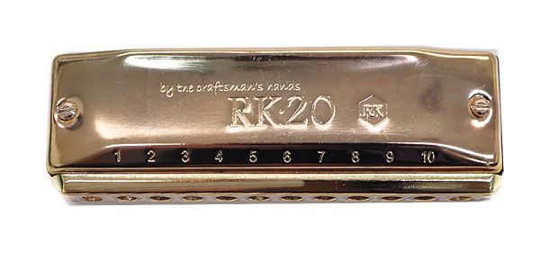 Hering Harmonicas/RK 20 Golden Coverplates Custom made/D