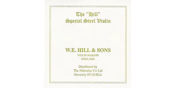 HILL / W.E. Hill & Sons Violin String E String Loopend Thick