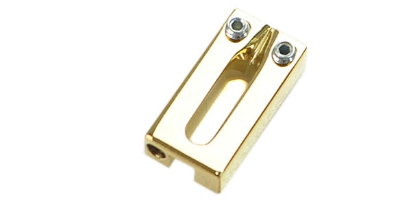 HIP SHOT / Headless Stainless Steel Guitar Saddle Gold 画像3