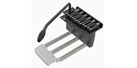 HIP SHOT / 6 String 6 Screw Synchronized Tremolo Bridge Black Wide