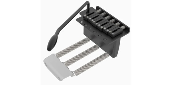 HIP SHOT ( ヒップショット )  / 6 String 6 Screw Synchronized Tremolo Bridge Black Narrow