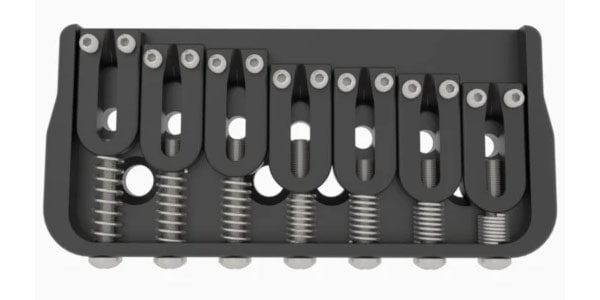 HIP SHOT ( ヒップショット )  / 7 String Fixed .175 Guitar Bridge Black Left Handed