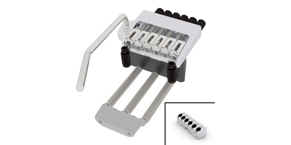 HIP SHOT / 6 String Guitar Headless Tremolo BRIDGE & LOWPRO HEADPIECE