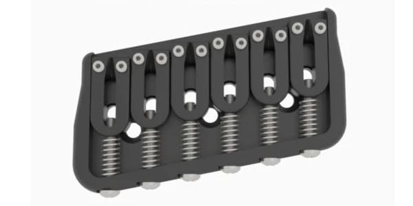 HIP SHOT ( ヒップショット )  / 6 String Multi-Scale Fixed Guitar Bridge 11°0.125
