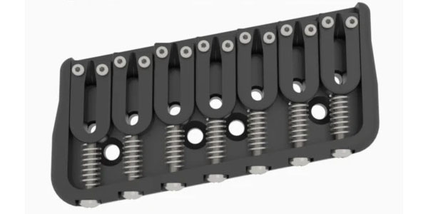 HIP SHOT ( ヒップショット )  / 7 String Multi-Scale Fixed Guitar Bridge 11°0.175