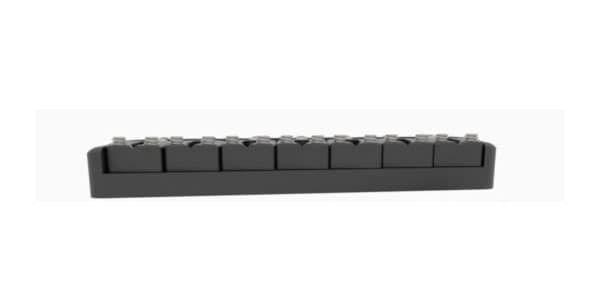 HIP SHOT ( ヒップショット )  / 7 String Multi-Scale Fixed Guitar Bridge 11°0.175