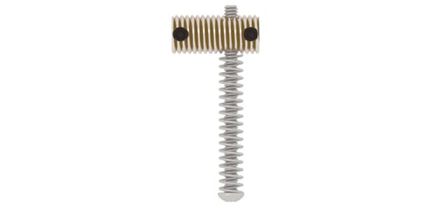 HIP SHOT / B Style Bass Saddle .708 Threaded Rod Nickel