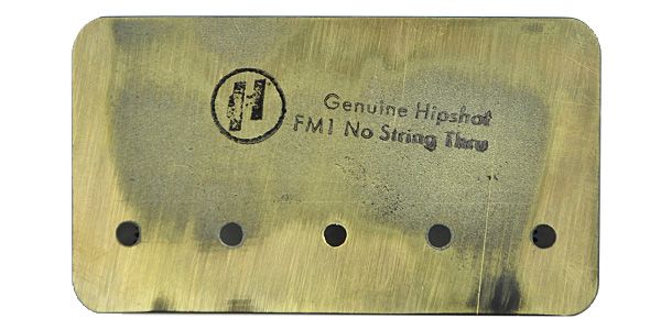 HIP SHOT / 4 Strings B Style Brass Black .750 Fender Mount FM1 画像3