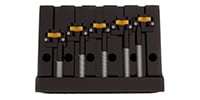 HIP SHOT / 5 String KickAss Bass Bridge Black Mount Pattern 2