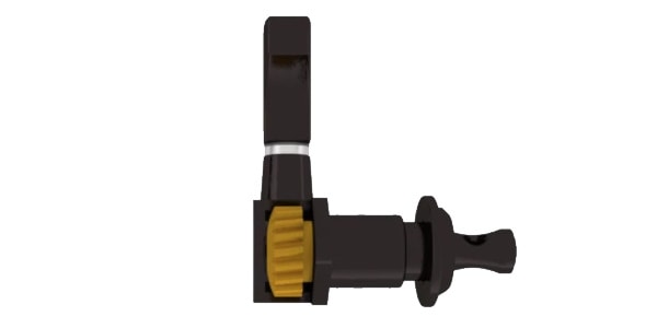 HIP SHOT ( ヒップショット )  / Classic Open Guitar Tuner Bass side .750 Black 画像2