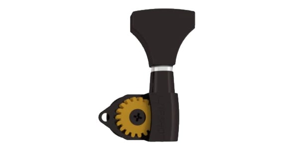 HIP SHOT ( ヒップショット )  / Classic Open Guitar Tuner Treble side .750 Black