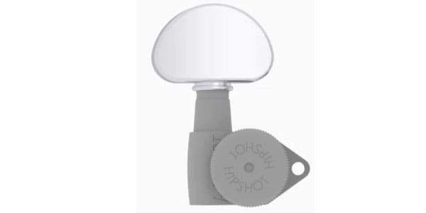HIP SHOT / Guitar Tuner Button HALF MOON D02 Chrome