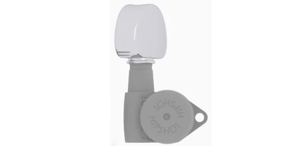 HIP SHOT / Guitar Tuner Button HALF MOON D02 Chrome画像2